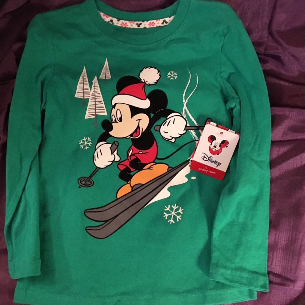 Mickey 4t christmas long sleeve tshirt 2of 2